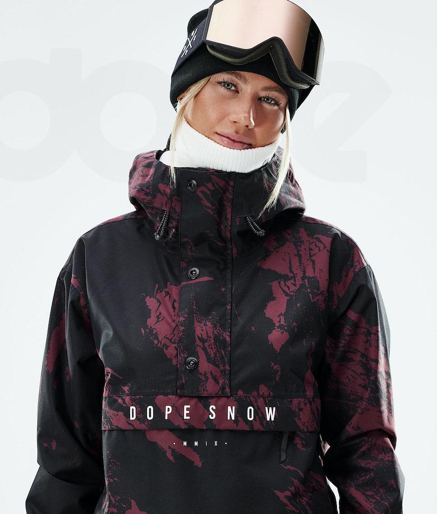 Burgundy Women's Dope Legacy W 2021 Snowboard Jackets | NZ_D1592