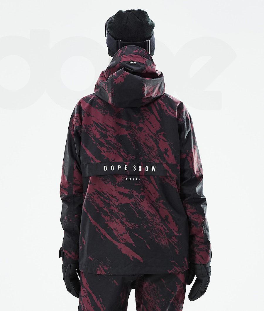 Burgundy Women's Dope Legacy W 2021 Snowboard Jackets | NZ_D1592