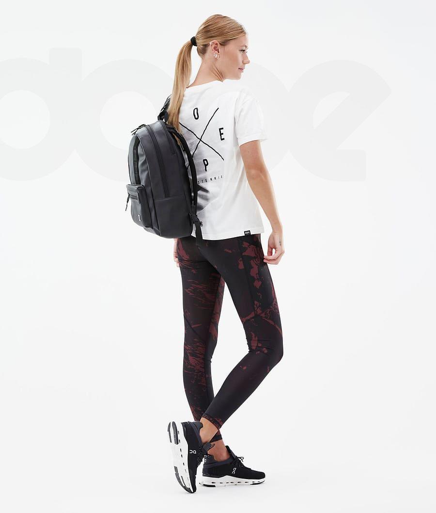 Burgundy Women's Dope Lofty Tech Leggings | NZ_D1253