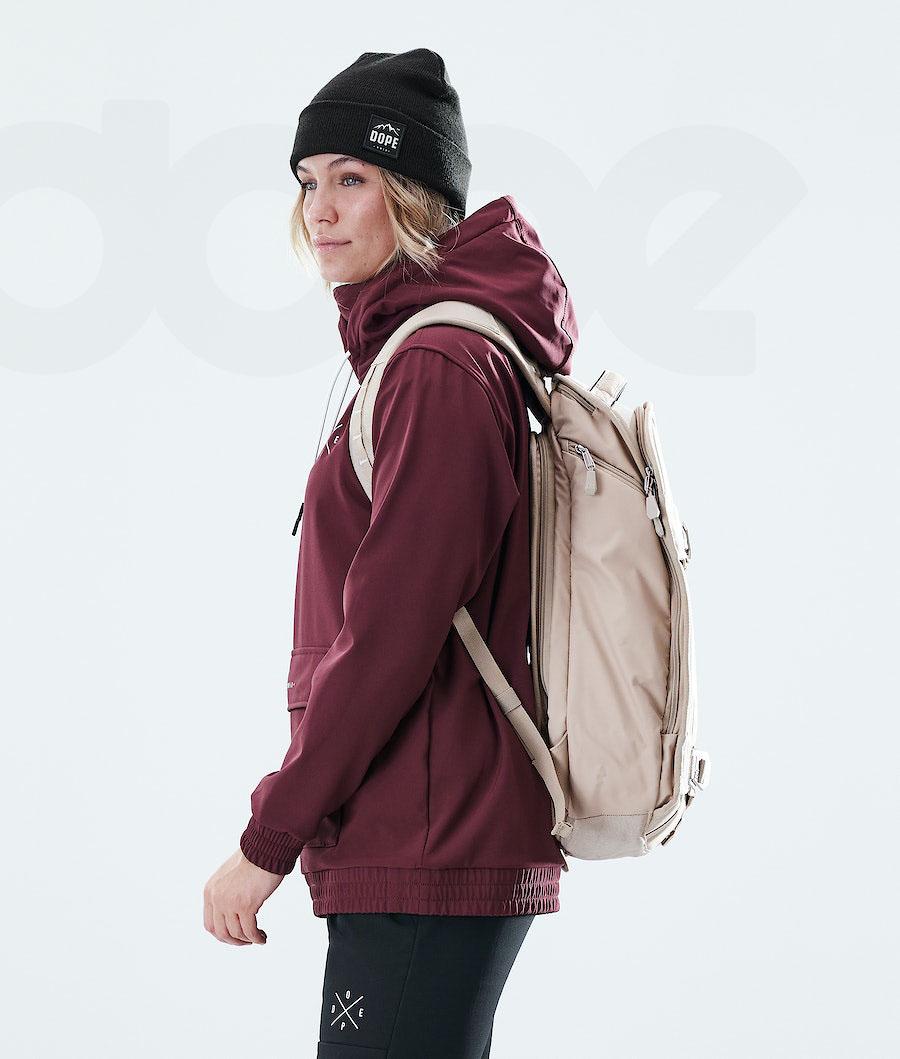 Burgundy Women's Dope Nomad W Outdoor Jackets | NZ_D2008