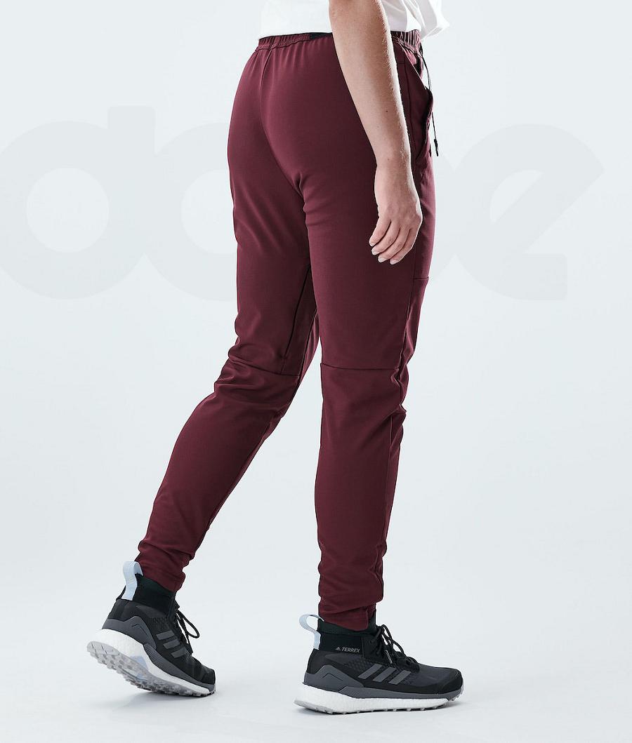Burgundy Women's Dope Nomad W Outdoor Pants | NZ_D1026