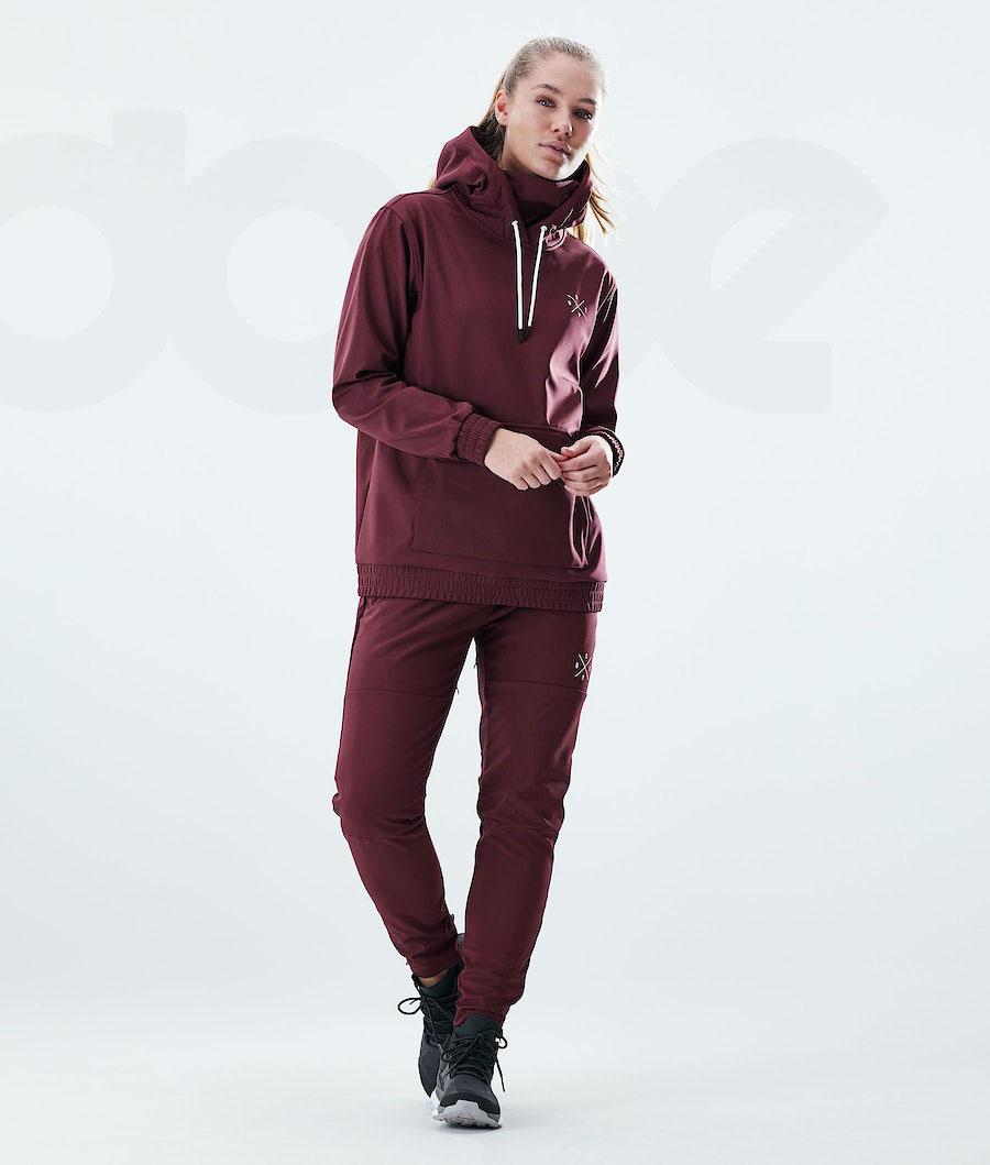 Burgundy Women's Dope Nomad W Outdoor Pants | NZ_D1026