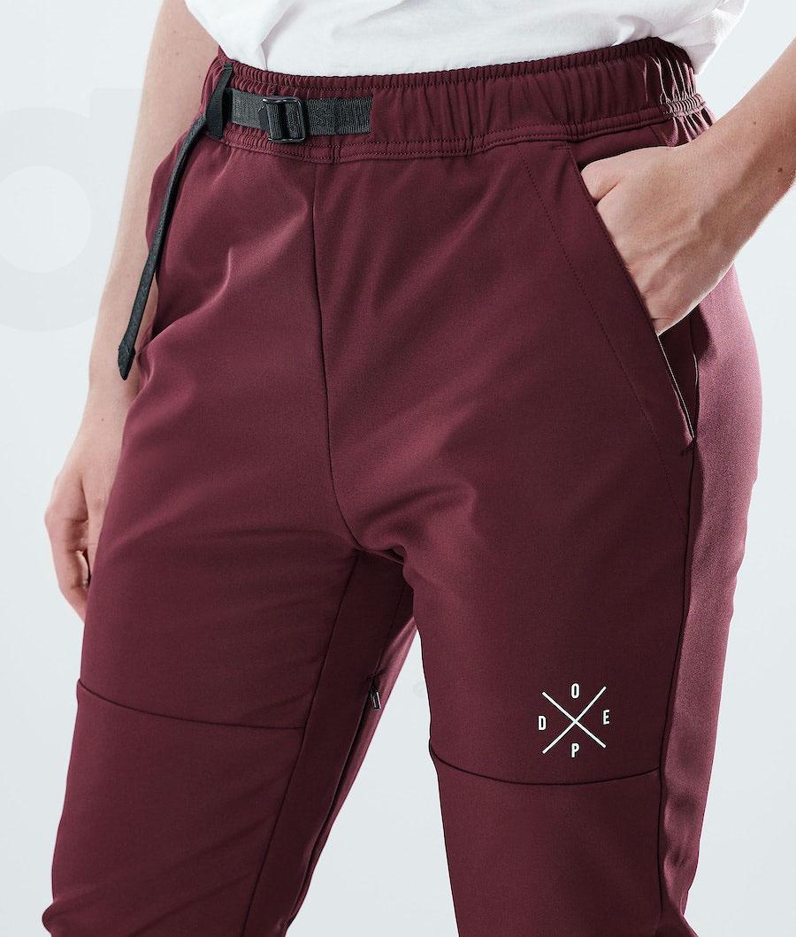 Burgundy Women's Dope Nomad W Outdoor Pants | NZ_D1026