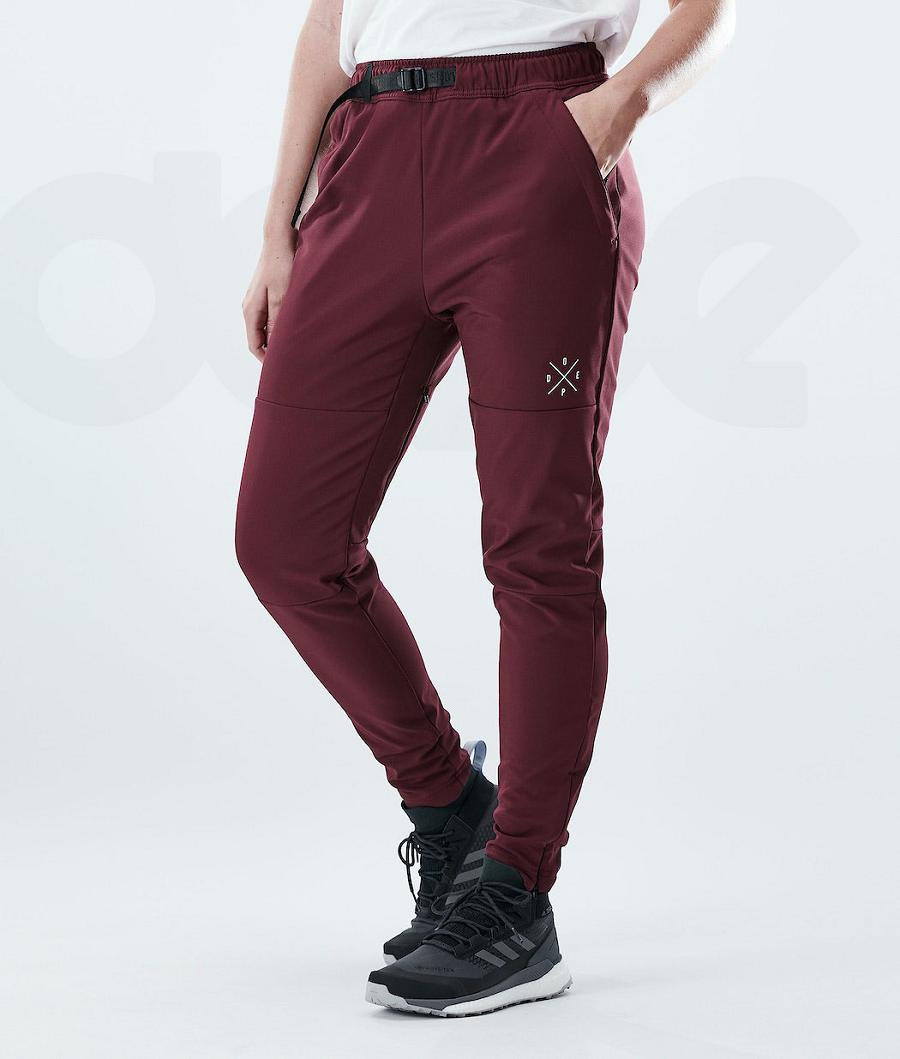 Burgundy Women\'s Dope Nomad W Outdoor Pants | NZ_D1026