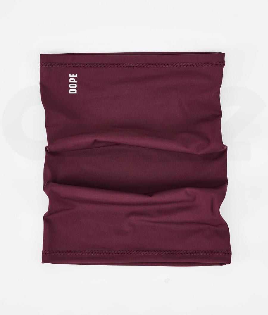 Burgundy Women's Dope Snuggle W Base Layer Tops | NZ_D1944