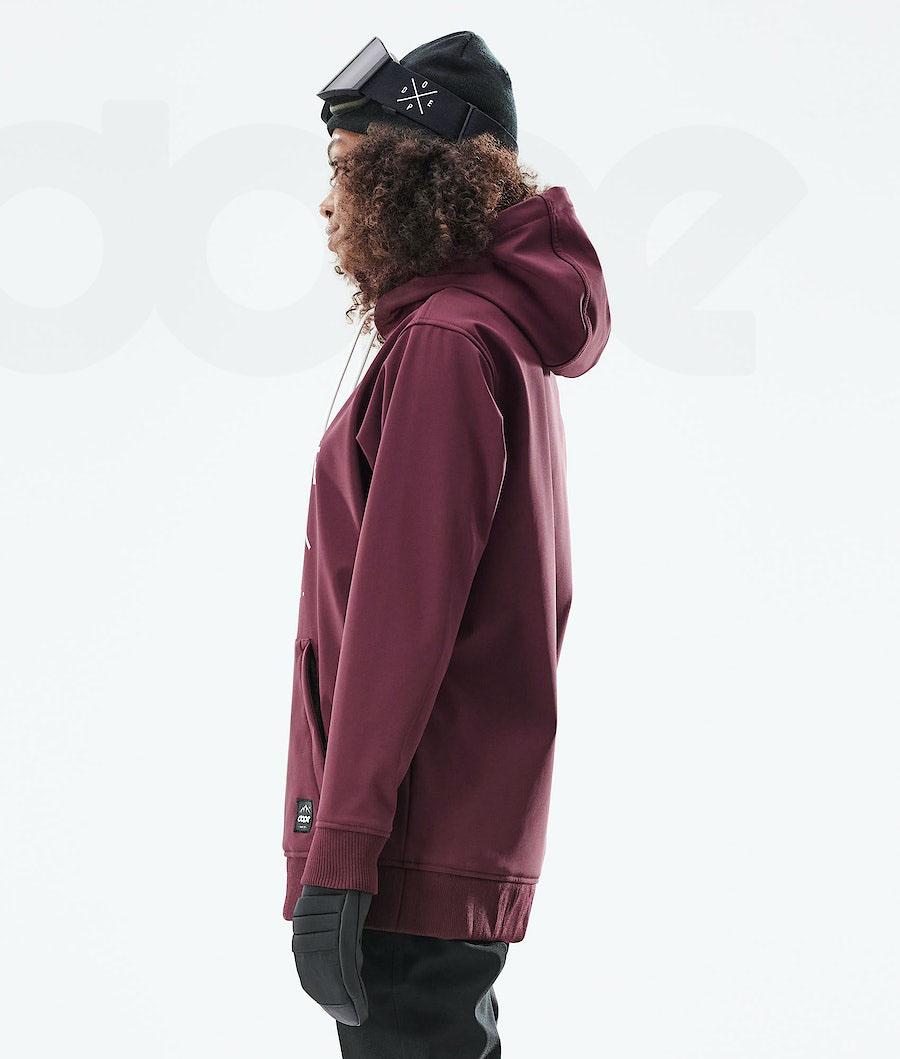 Burgundy Women's Dope Yeti W 10k Ski Jackets | NZ_D1561