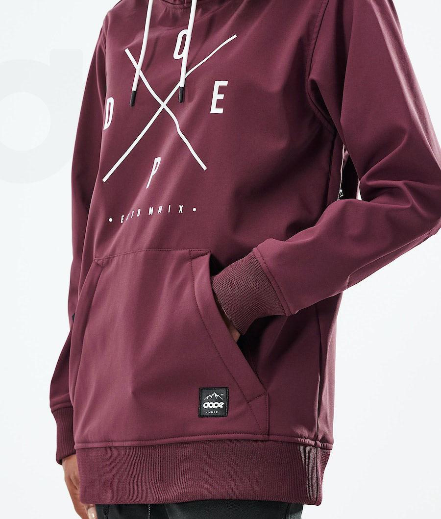 Burgundy Women's Dope Yeti W 10k Snowboard Jackets | NZ_D2263