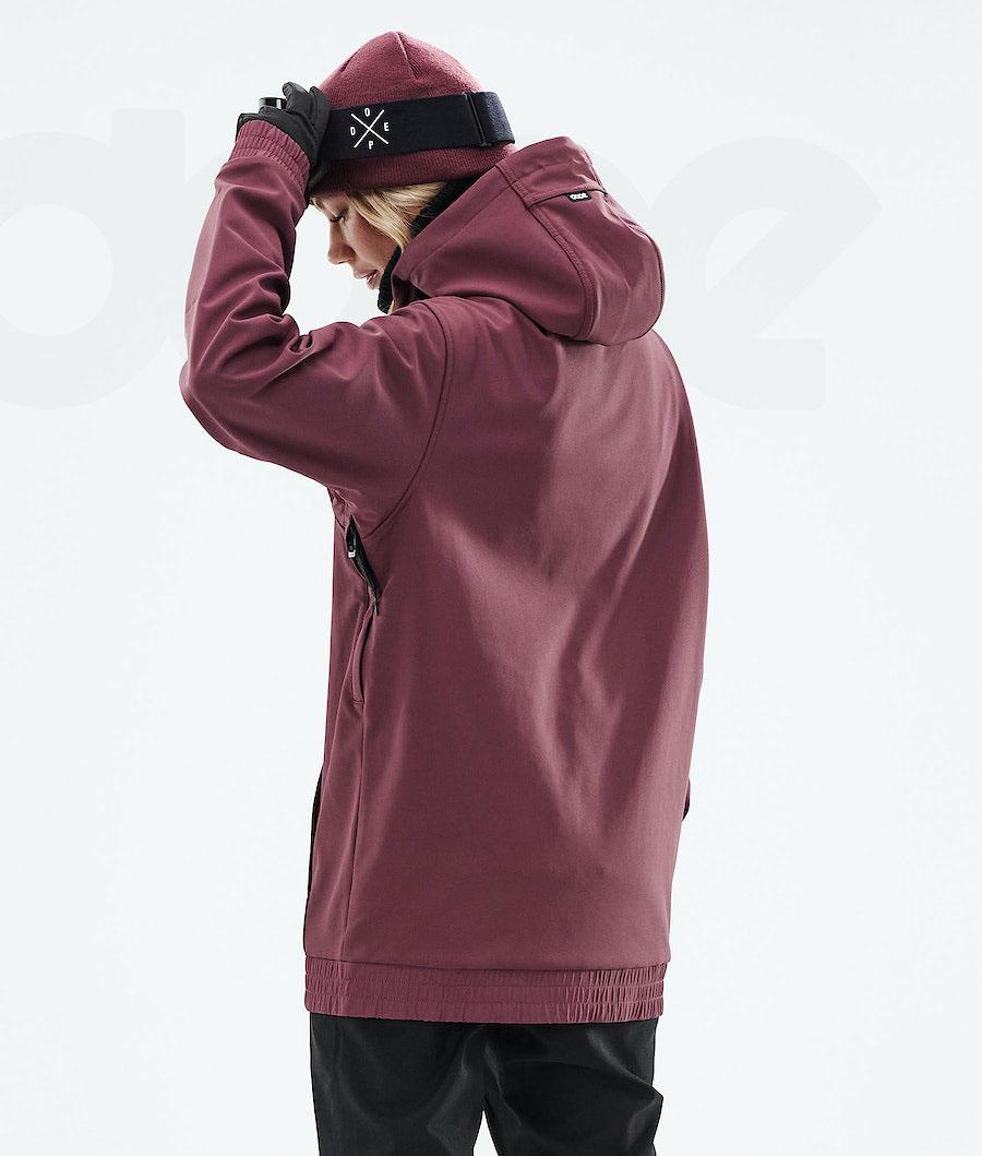 Burgundy Women's Dope Yeti W 2021 Snowboard Jackets | NZ_D1122