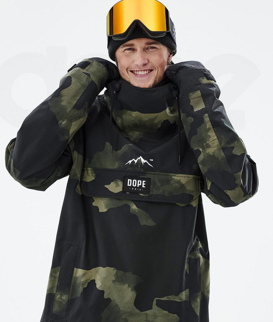 Camo Men's Dope Blizzard Ski Jackets | NZ_D2117