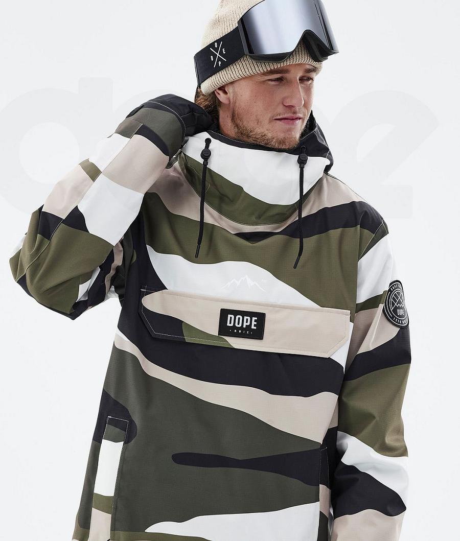 Camo Men's Dope Blizzard Snowboard Jackets | NZ_D1953
