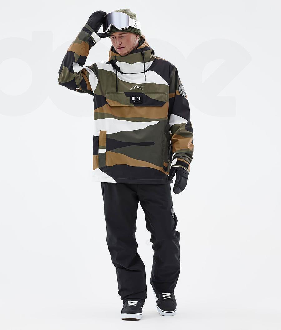 Camo Men's Dope Blizzard Snowboard Jackets | NZ_D2351