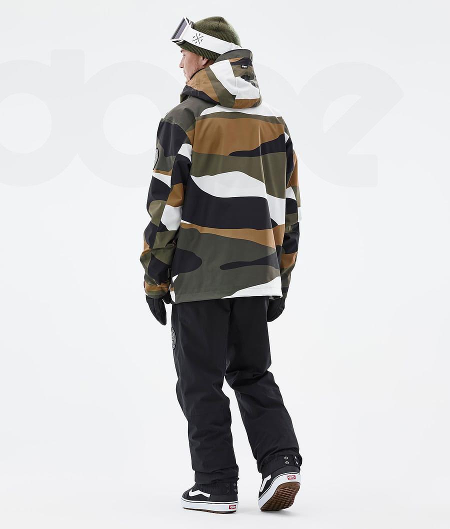 Camo Men's Dope Blizzard Snowboard Jackets | NZ_D2351