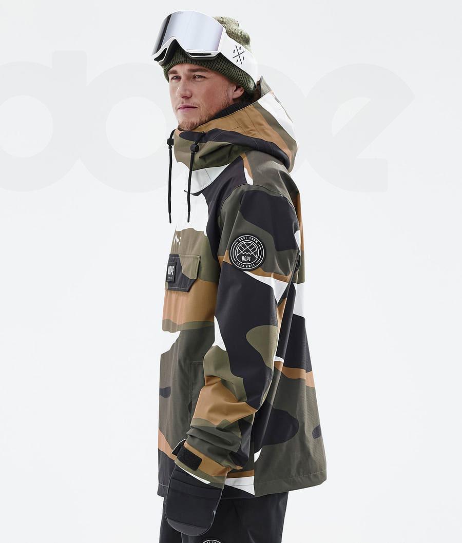 Camo Men's Dope Blizzard Snowboard Jackets | NZ_D2351