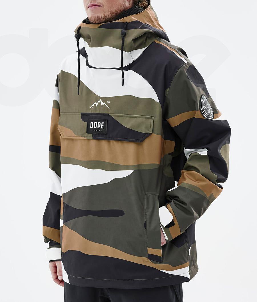 Camo Men's Dope Blizzard Snowboard Jackets | NZ_D2351