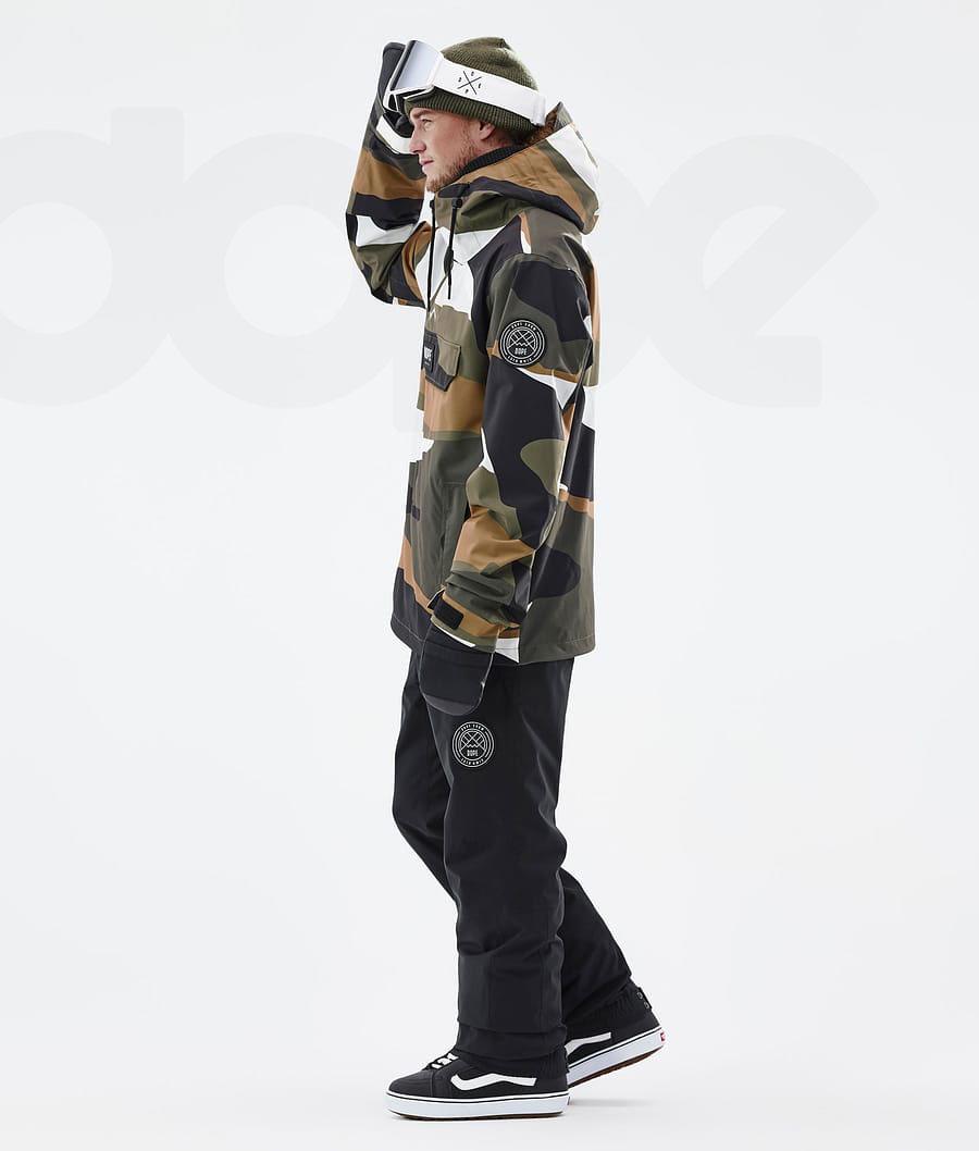 Camo Men's Dope Blizzard Snowboard Jackets | NZ_D2351