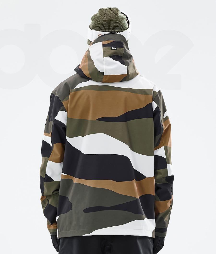 Camo Men's Dope Blizzard Snowboard Jackets | NZ_D2351
