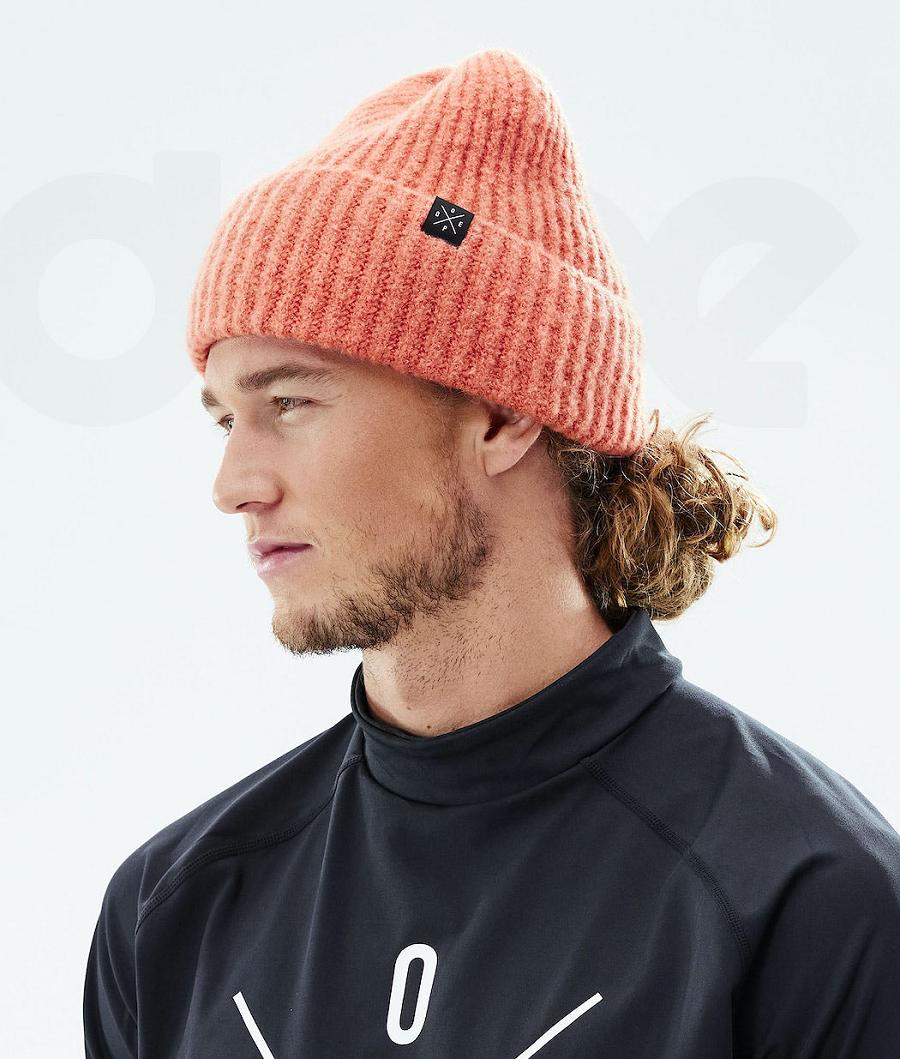 Coral Men's Dope Chunky Beanies | NZ_D1855
