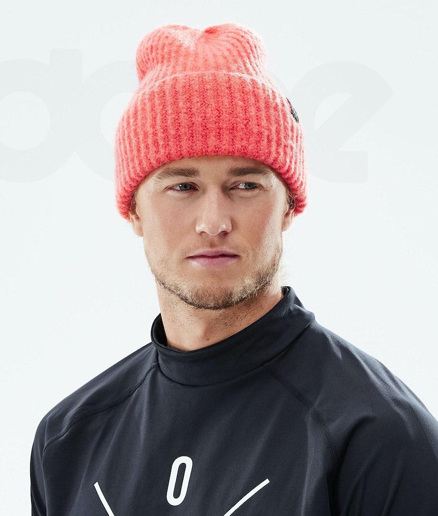 Coral Men's Dope Chunky Beanies | NZ_D2446