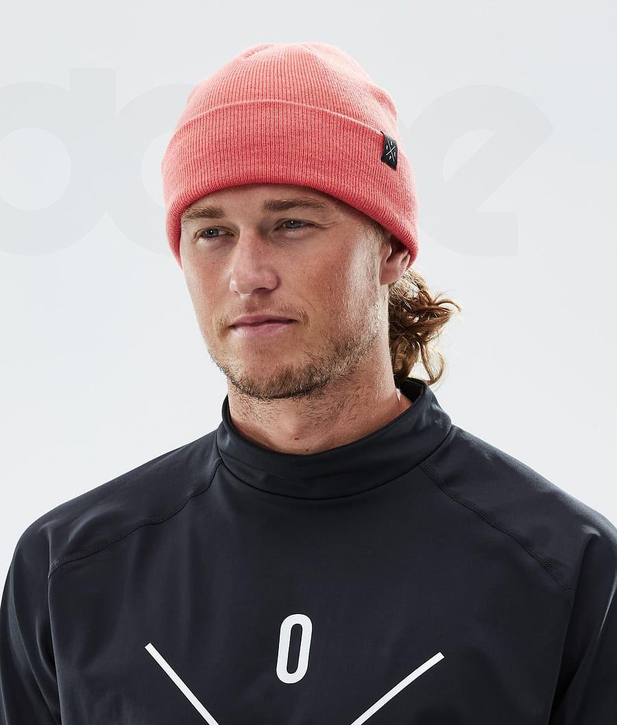 Coral Men's Dope Solitude Beanies | NZ_D1695