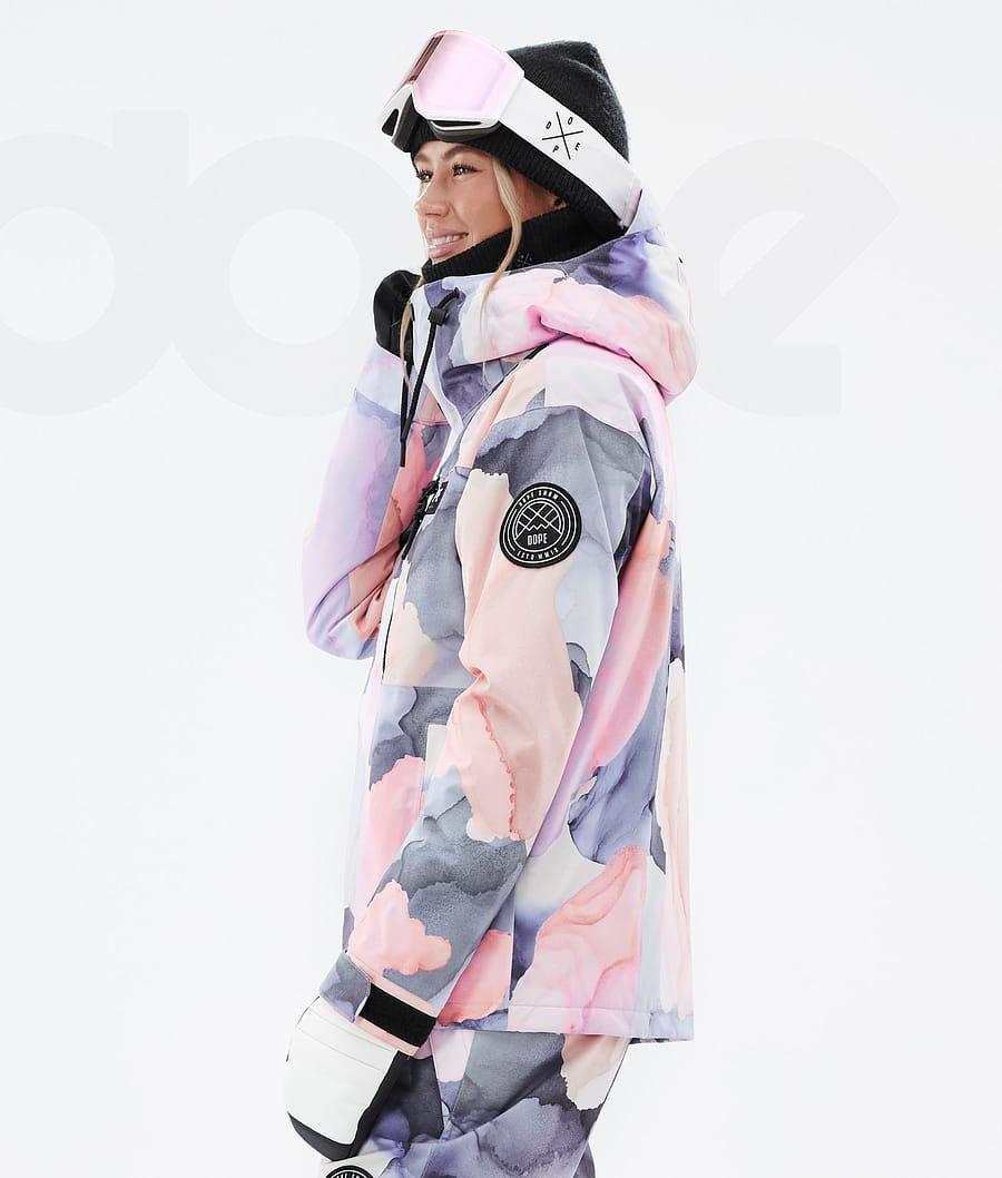 Coral Women's Dope Blizzard W Full Zip Ski Jackets | NZ_D1169