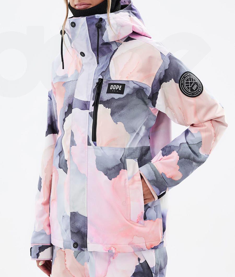 Coral Women's Dope Blizzard W Full Zip Ski Jackets | NZ_D1169