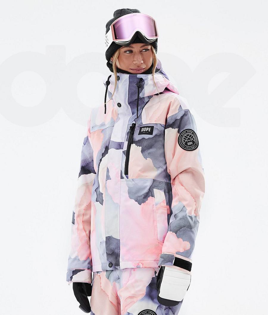Coral Women\'s Dope Blizzard W Full Zip Ski Jackets | NZ_D1169