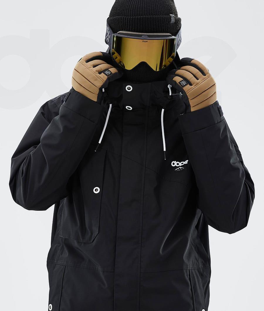 Gold Men's Dope Ace Snowboard Gloves | NZ_D1125