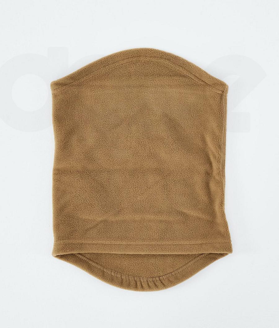 Gold Men's Dope Cozy Tube Facemasks | NZ_D2272
