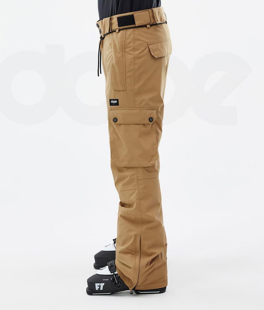 Gold Men's Dope Iconic Ski Pants | NZ_D1505