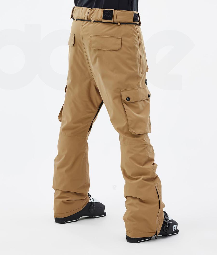 Gold Men's Dope Iconic Ski Pants | NZ_D1505