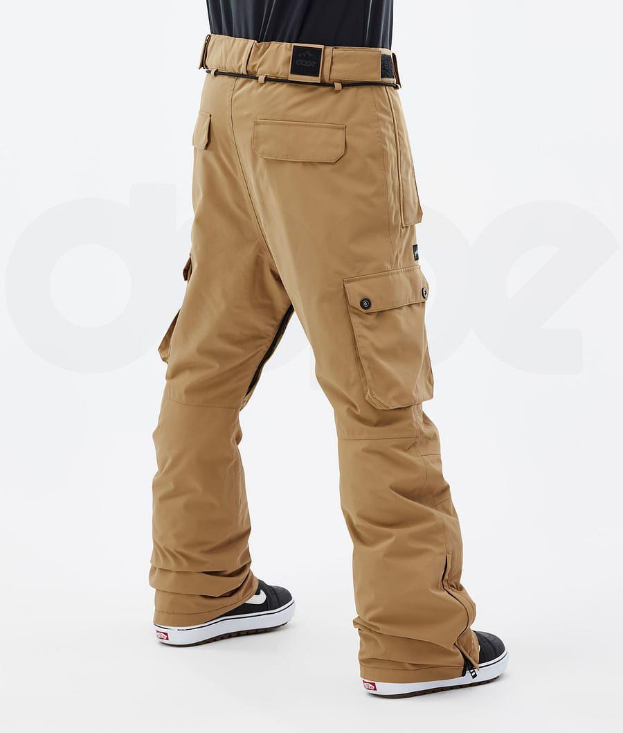Gold Men's Dope Iconic Snowboard Pants | NZ_D1487