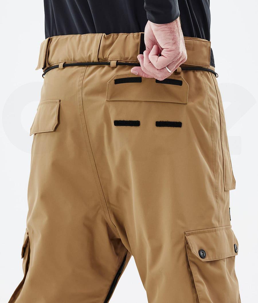 Gold Men's Dope Iconic Snowboard Pants | NZ_D1487