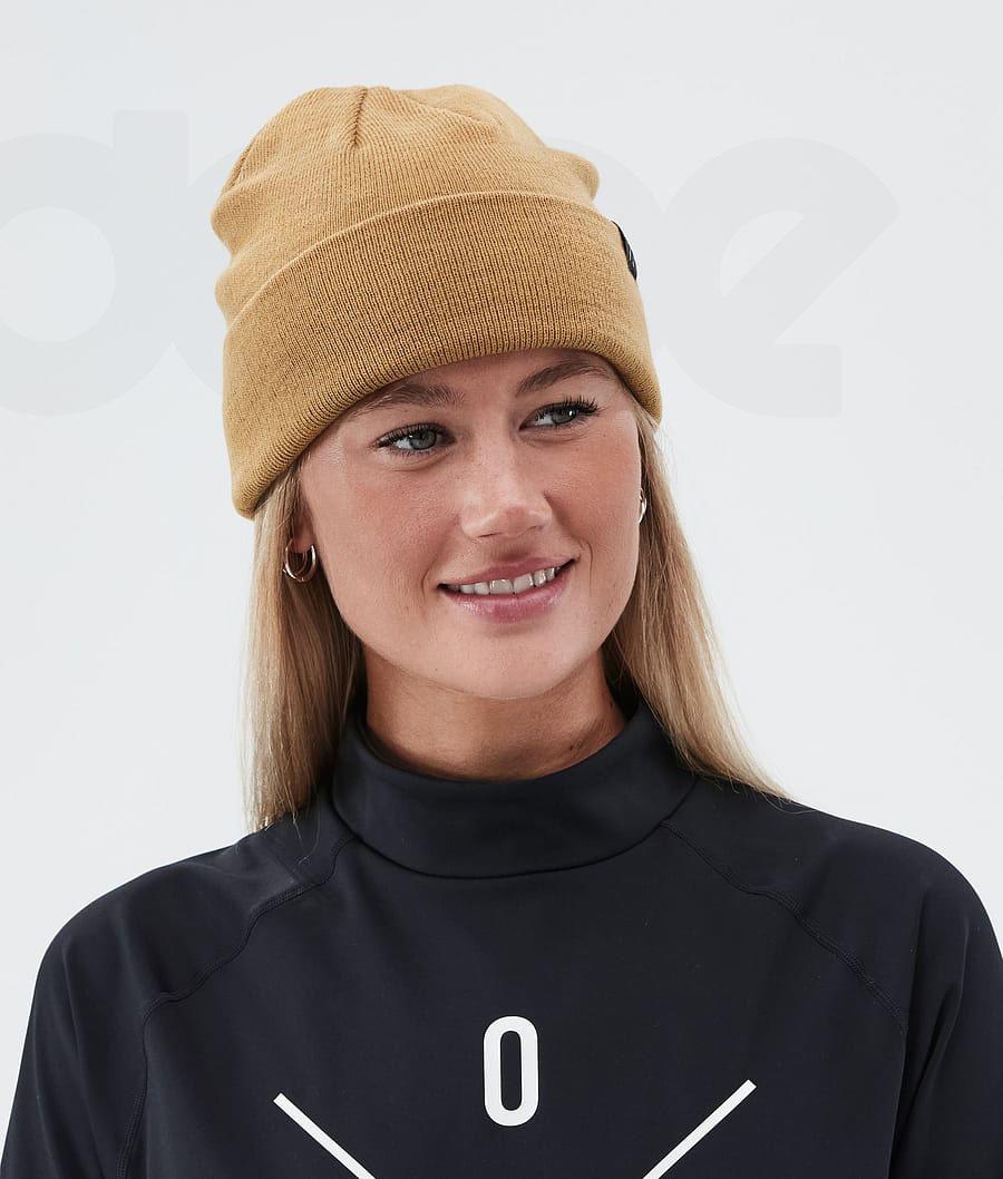 Gold Men's Dope Solitude Beanies | NZ_D1539