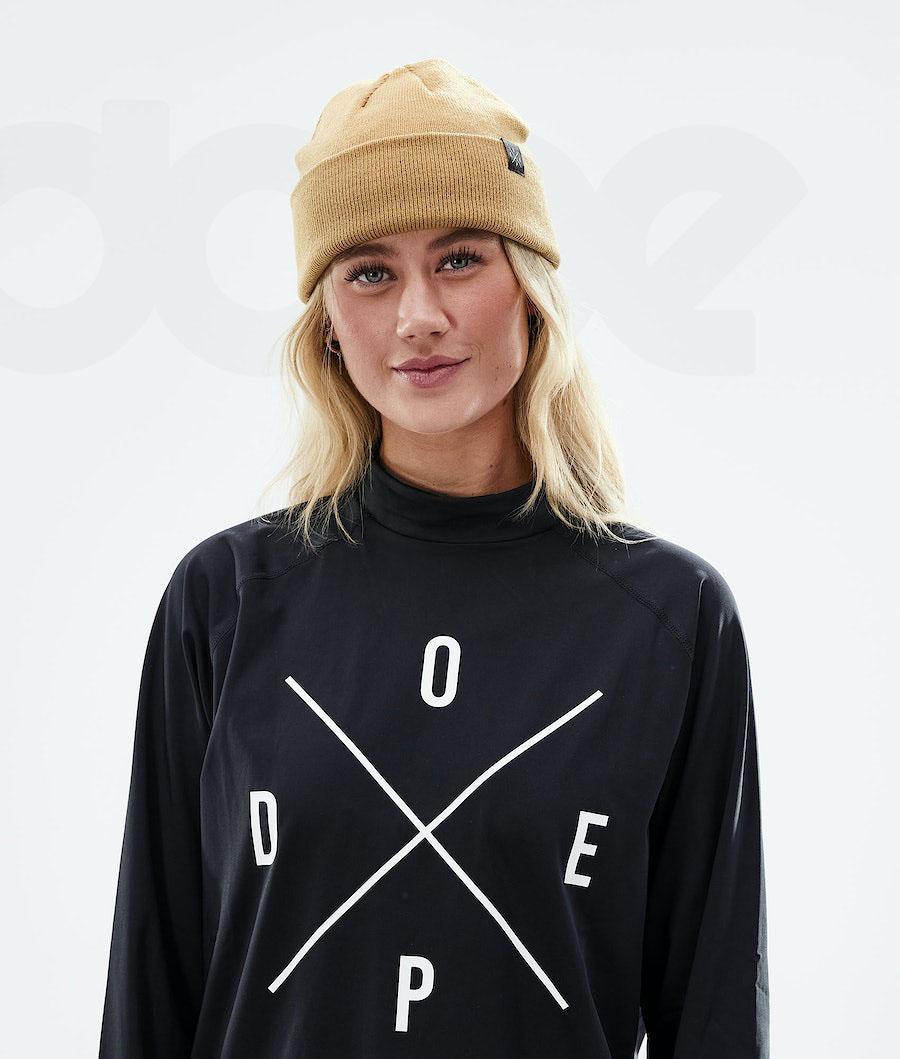 Gold Men's Dope Solitude Beanies | NZ_D1659