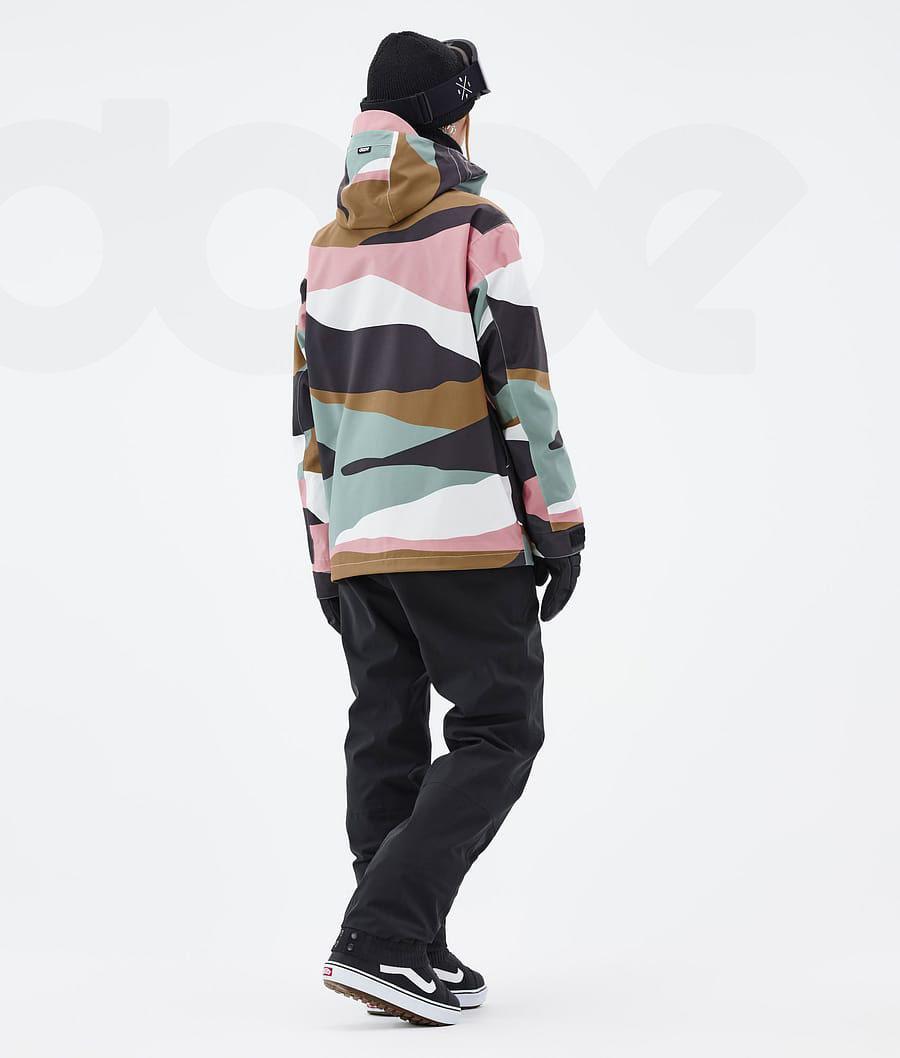 Gold Pink Women's Dope Blizzard W Snowboard Jackets | NZ_D1565