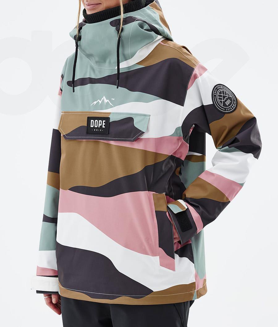 Gold Pink Women's Dope Blizzard W Snowboard Jackets | NZ_D1565