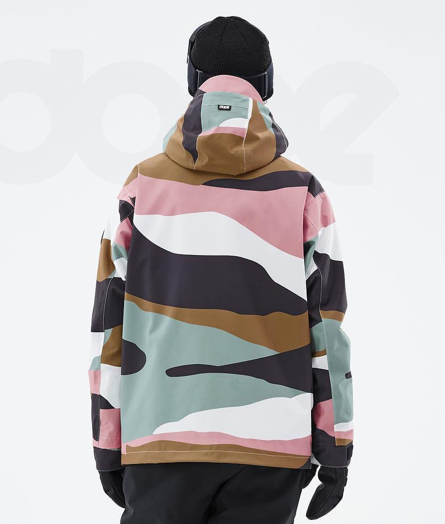 Gold Pink Women's Dope Blizzard W Snowboard Jackets | NZ_D1565