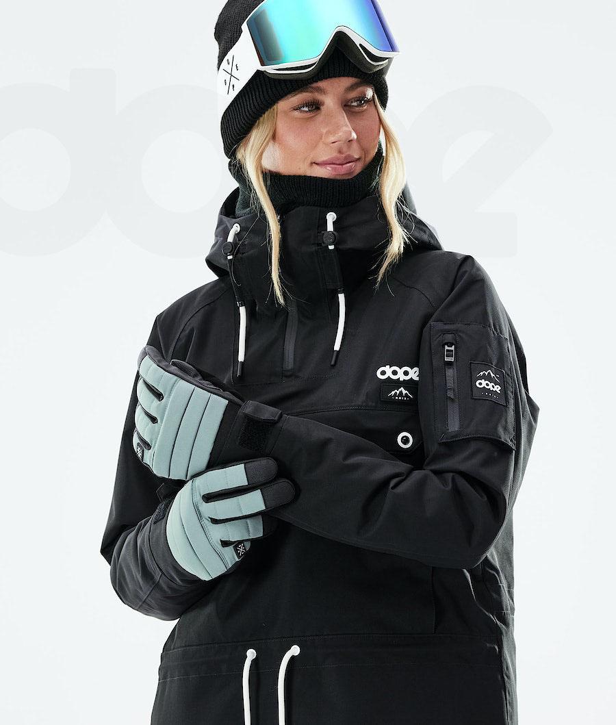 Green Men's Dope Ace 2021 Snowboard Gloves | NZ_D1321