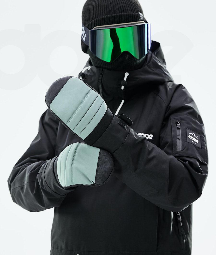 Green Men's Dope Ace 2021 Snowboard Gloves | NZ_D2019