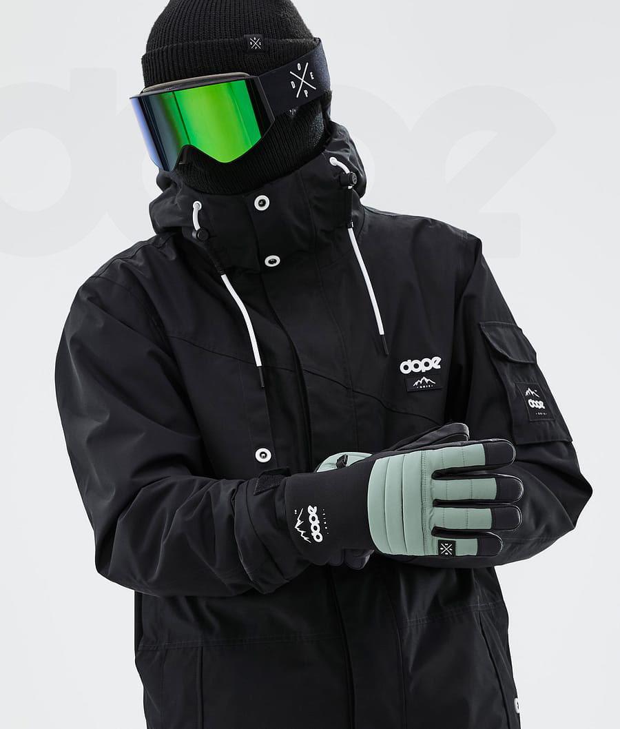 Green Men's Dope Ace Snowboard Gloves | NZ_D2215