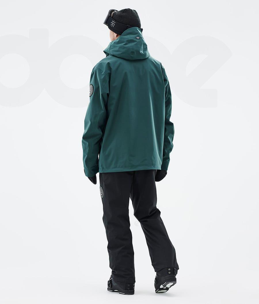Green Men's Dope Blizzard Ski Jackets | NZ_D2206