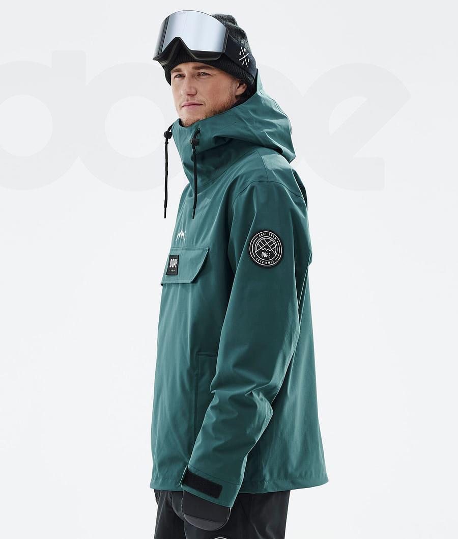 Green Men's Dope Blizzard Ski Jackets | NZ_D2206