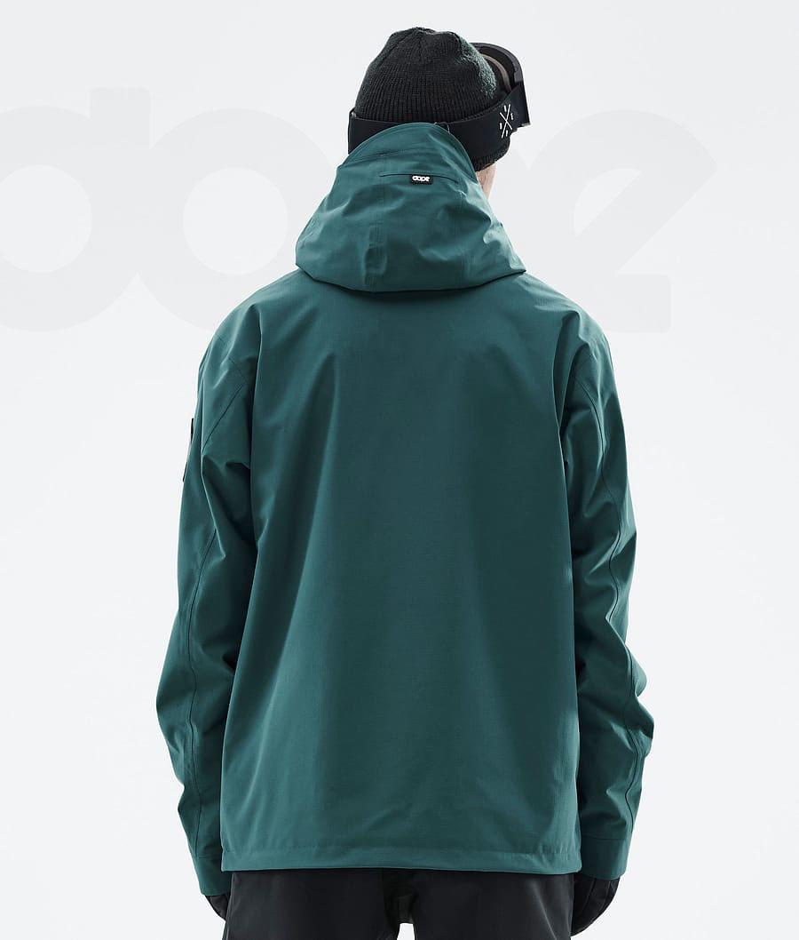 Green Men's Dope Blizzard Ski Jackets | NZ_D2206