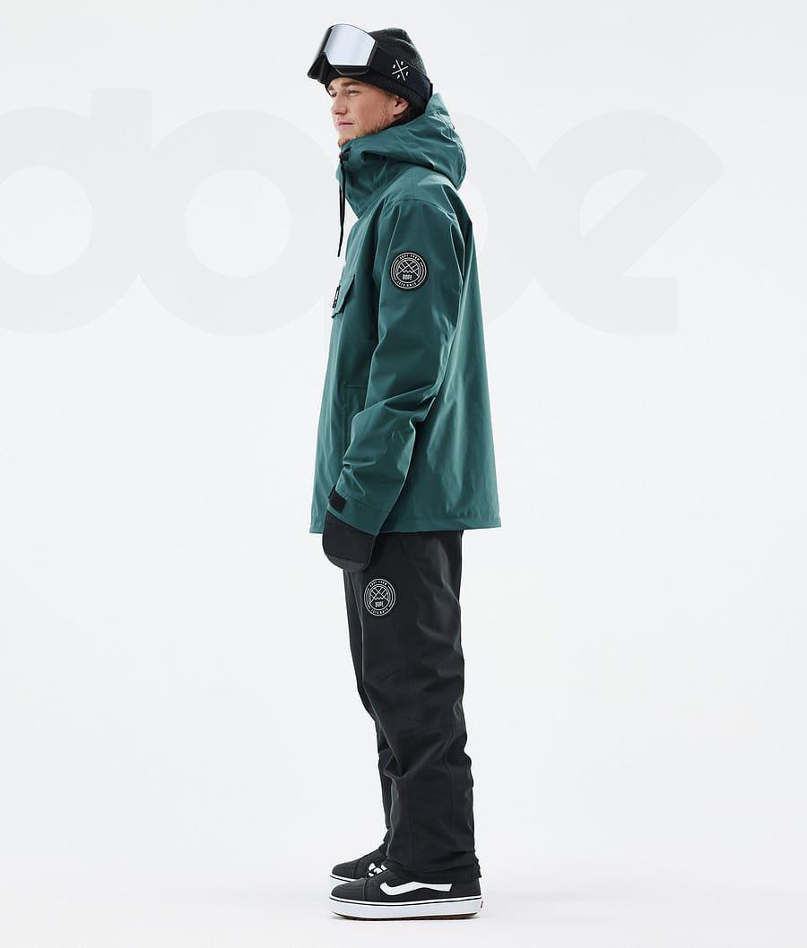 Green Men's Dope Blizzard Snowboard Jackets | NZ_D1135