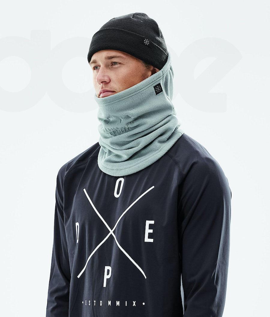 Green Men's Dope Cozy Tube Facemasks | NZ_D1477