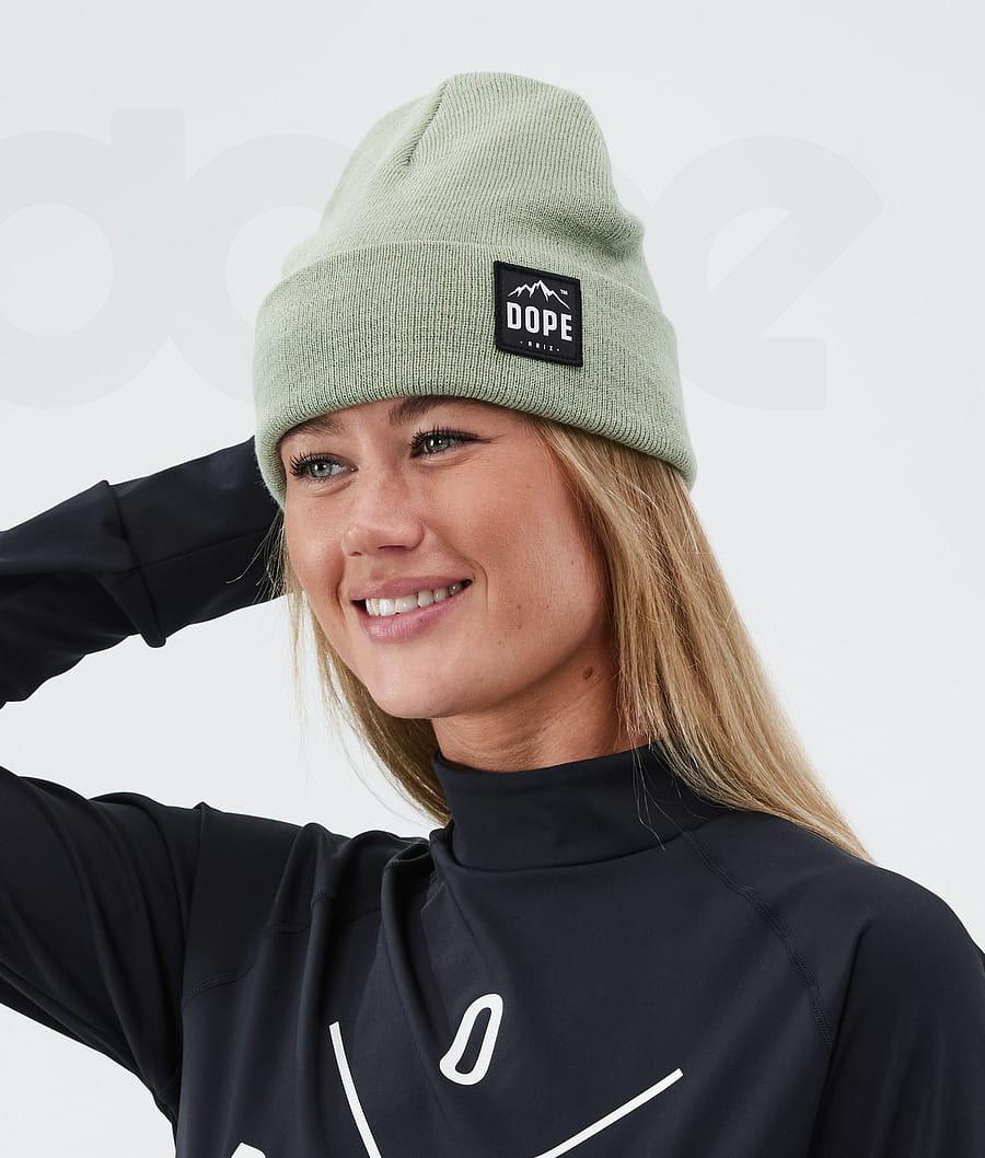 Green Men's Dope Paradise Beanies | NZ_D1491