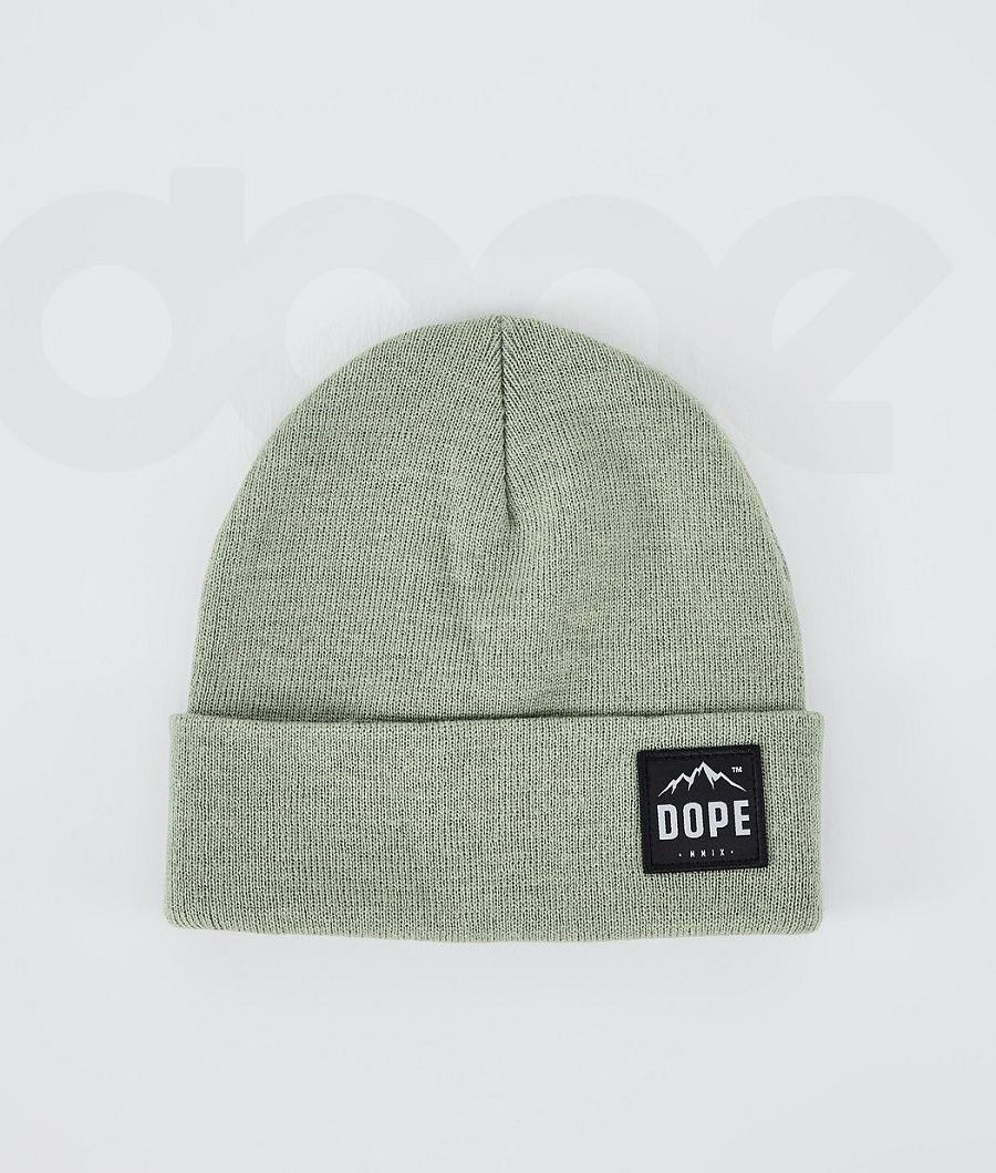 Green Men\'s Dope Paradise Beanies | NZ_D1491