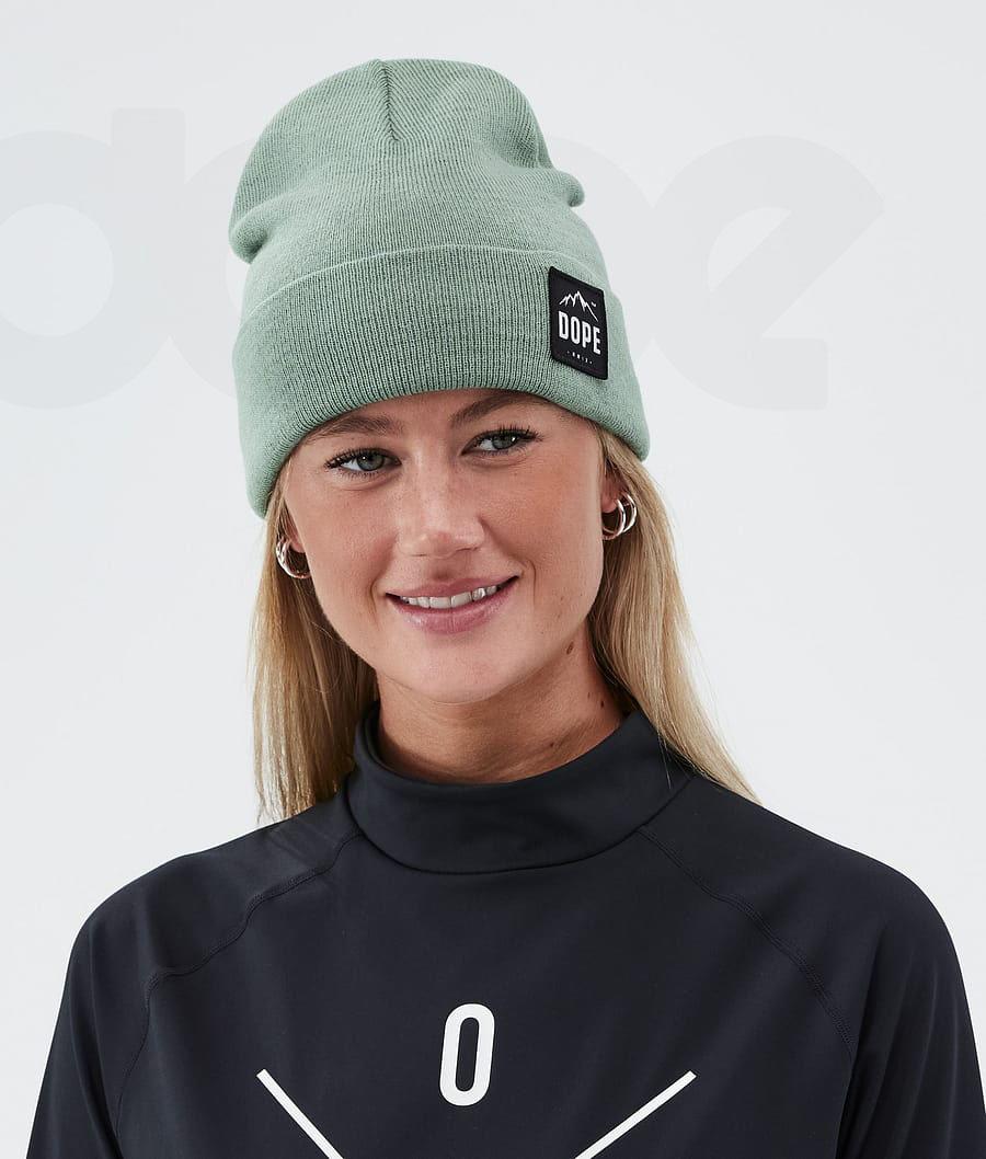Green Men's Dope Paradise Beanies | NZ_D2212