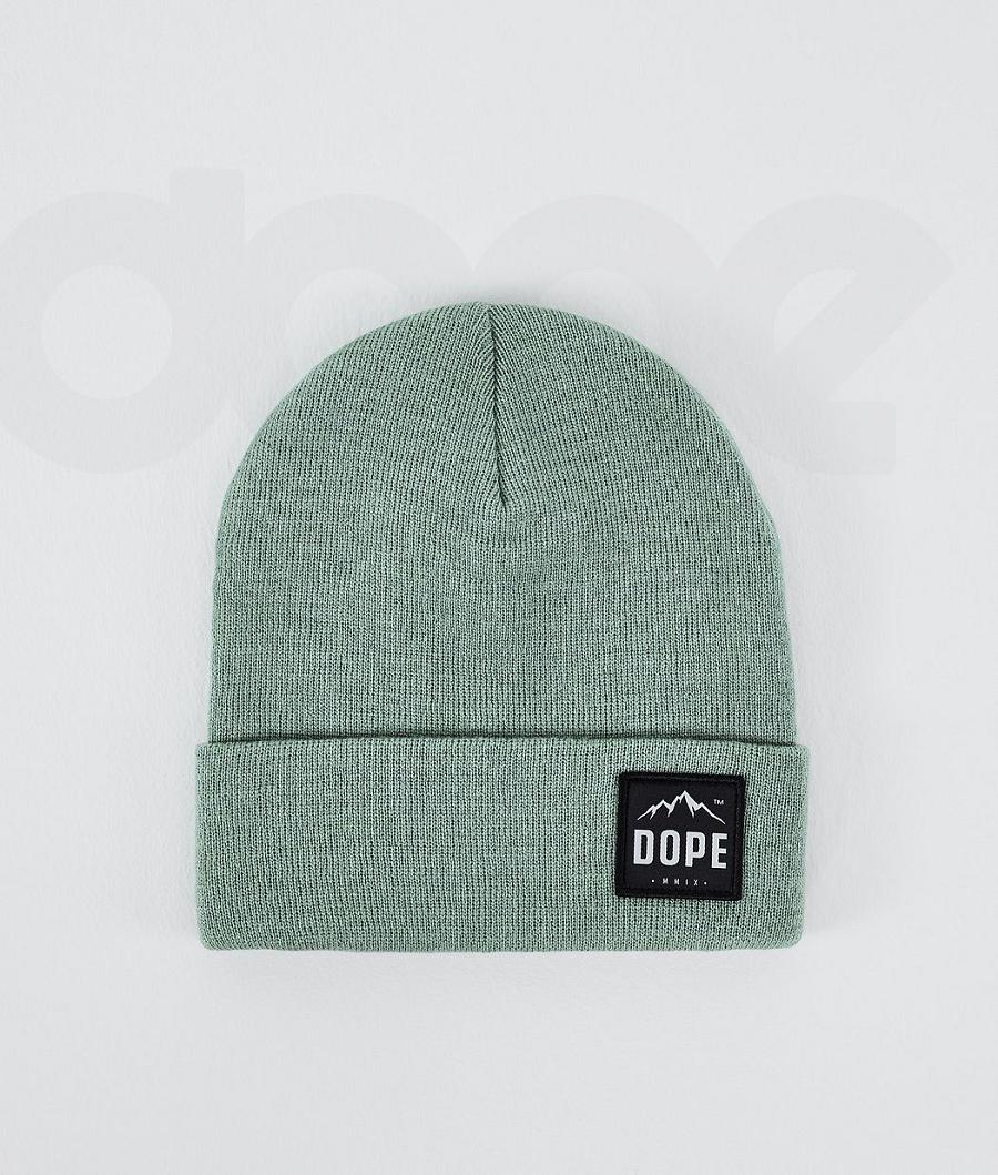 Green Men\'s Dope Paradise Beanies | NZ_D2212