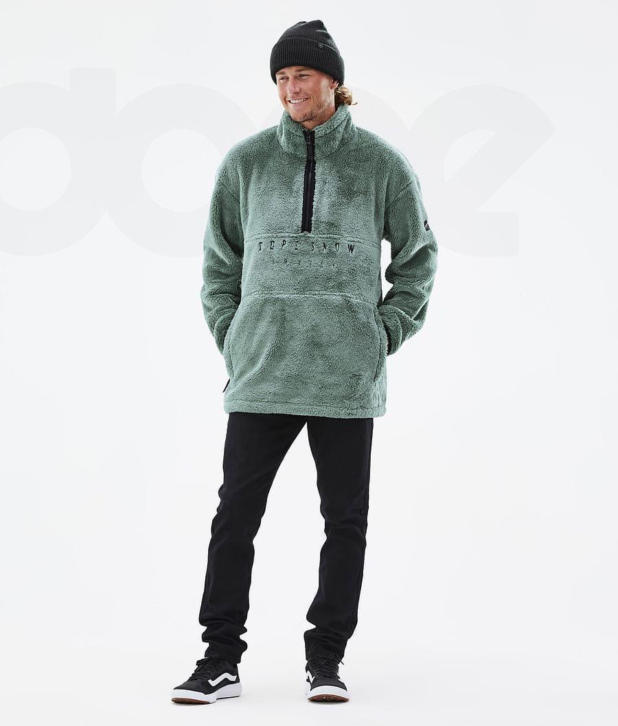 Green Men's Dope Pile Fleece | NZ_D1704